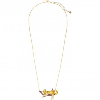 ANNA SUI HAIL DESIGN SILVER NECKLACE