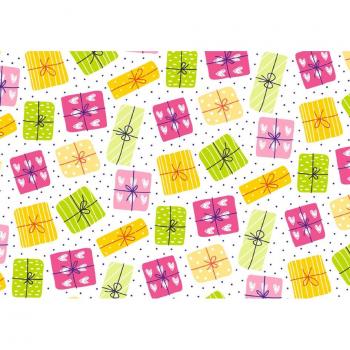 Papel de regalo SUSY CARD, rollo decorativo colorido