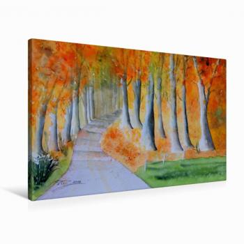 Calvendo Herbstzauber: 90x60 cm Leinwand Special‑Edition mit Keilrahmen