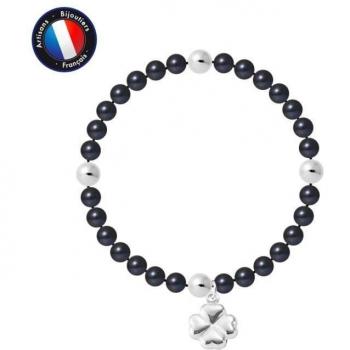 Bracciale Perle D’acqua Dolce 5-6 mm Argento 925 Elastico