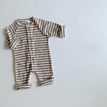 Infant Coverall with Cartoon Lion Design