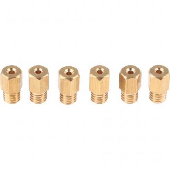 6pcs Main Jet Set for Mikuni VM/TM/TMX Carburetors (Sizes 100 to 150)