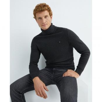 Pull col roulé gris anthracite Tommy Hilfiger L