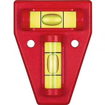 Kreuzwasserwaage 60 mm aus hochwertigem Kunststoff, Genauigkeit Â± 1 mm/m