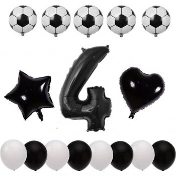 16pcs Mini Football Balloon Set for Baby Shower Decoration