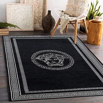 Alfombra lavable andre 2031 marco medusa griego 80x150