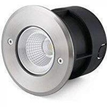 FARO BARCELONA Suria-3 Stainless Steel LED Deck Light