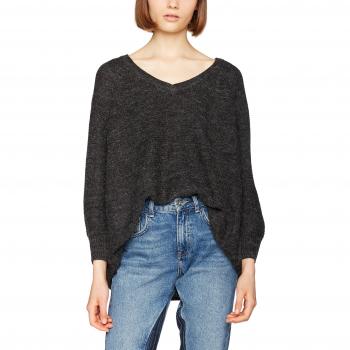 VERO MODA Vmzoe Joya Iris Blusa V-Neck Noos, Suéter para Mujer, Gris
