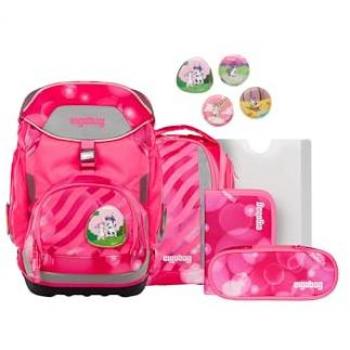 Ergobag Hot Pink 6-Piece School Backpack Set