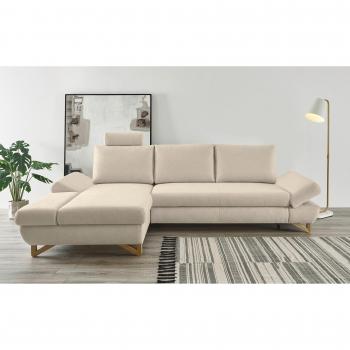 City/Giron Inosign Schlafsofa – komfortable Liegefläche 245 x 138 cm, Bettkasten, leichtes Pflege‑Gewebe