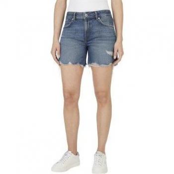 Jeans Corto Peperó Azul Desgastado