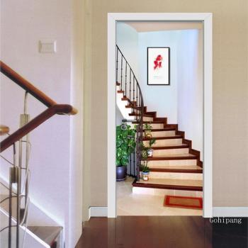 Modern Elevate: Self‑Adhesive 3‑D Door & Wall Mural