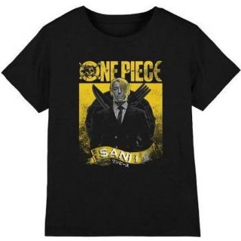 Chemise noire Sanji découpée – Petit garçon 7-8 ans