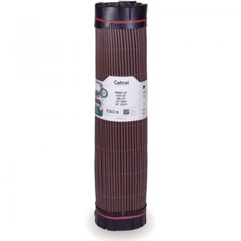 Canisse D’osier Semi-Synthétique – Chocolat – 1×3 m
