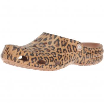 Zueco de Mujer Crocs Freesail Gráfico, Multicolor (Leopardo), 36-37 EU