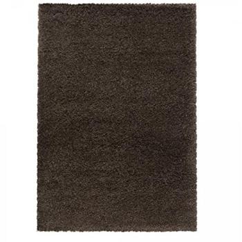 Tapis Doux Shaggy Marron 60x110