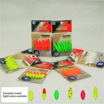 Set 36 Bobbers Oliva con Conector Accesorios