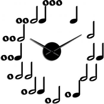 Decorative Music Notes Wall Watch