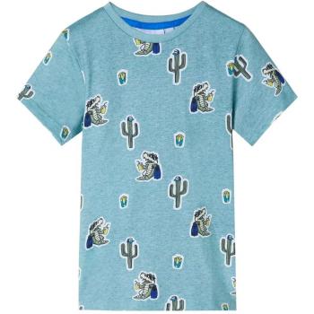 Light Green Melange Youth T-Shirt 140