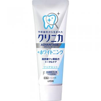 LION Clinica Whitening Toothpaste Clear Mint 130g