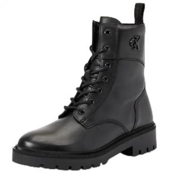 Bota de piel con cierre lateral Calvin Klein Jeans