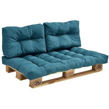 Cuscini per divano palette turchesi