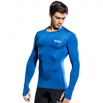 Chemise sportive manches longues Select Bleu S