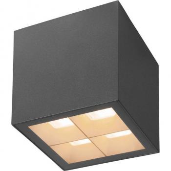 Lampe de plafond LED S‑Cube anthracite 9,5 cm