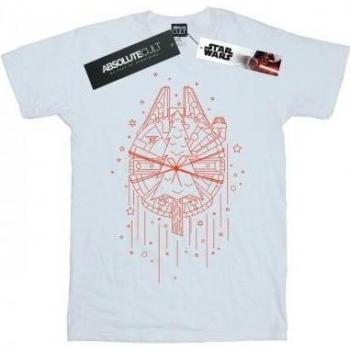 T-shirt di Natale Millennium Falcon per Ragazzi