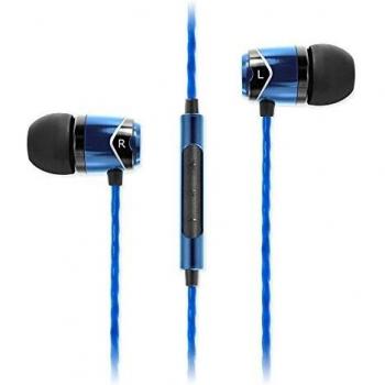 SoundMAGIC E10C Écouteurs Intra-Auriculaires avec Microphone, Bleu