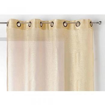 Tenda Linder 145 x 240 cm in Poliestere con Occhielli Oro