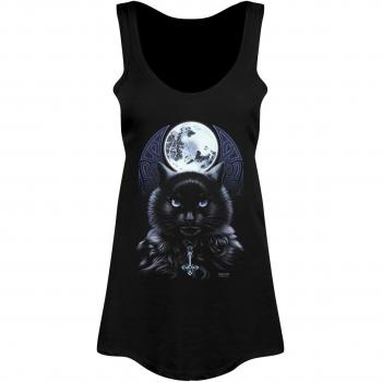 Starlit Veil Black Floaty Top