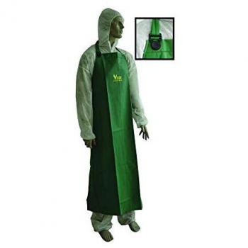 Grembiule da Giardinaggio Vigor in PVC Pesante Verde 90x130 cm