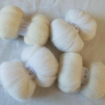 4-Color Wool Roving for Felting