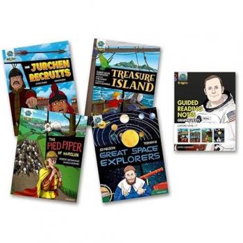 Project X Origins Graphic Texts Dark Red Book Band Oxford Level 17 Mixed Pack of 4