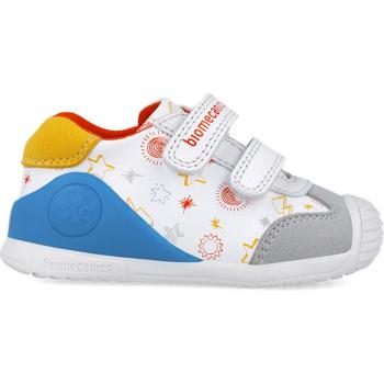 Biomecánica Infantil Estampado Blanco y Estrellas