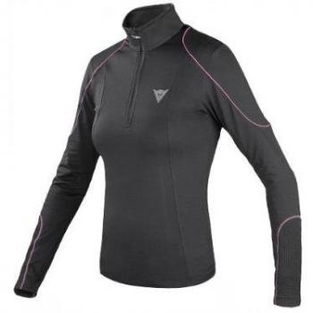 Dainese Damen Reißverschluss-Fleece Safety – L – Schwarz & Fuschia