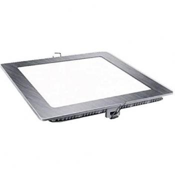 Silberne Einbauleuchte LED 18W 1600LM neutral