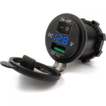 Cargador Portátil 12-24V, Resistente al Agua, 18W