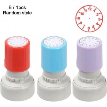Educational Clock Stamp for Kids