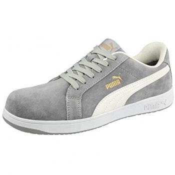 Puma Safety Iconic Suede Low ESD Shoes Grey Size 41