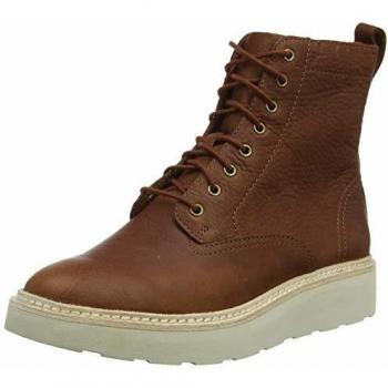 Clarks Damen Trace Pine Schlupfstiefel, Chestnut Leder, 39.5 EU