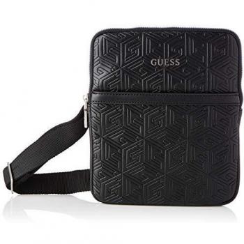 Mochila Cruzada Guess Baldo Mini, Hombre, Color Negro