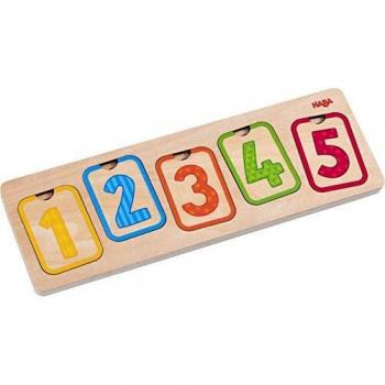 Haba Holzpuzzle Erste Zahlen für Kinder ab 12 Monaten, 10-teilig