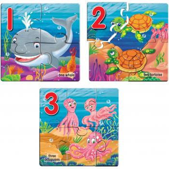 Creative Educational Number Puzzles 1-10