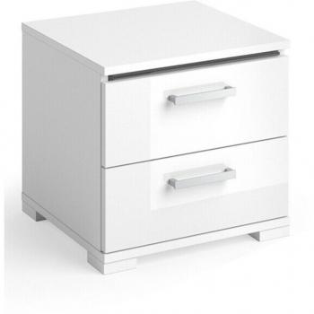 Mesilla de Noche Compacta 41x38x39 cm – Blanco