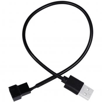 Cable Elevador de Voltaje USB a Ventilador 4 Pines
