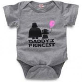 Mono de verano para bebés, body gris con estampado, manga corta, cuello ovalado, 0-24 meses