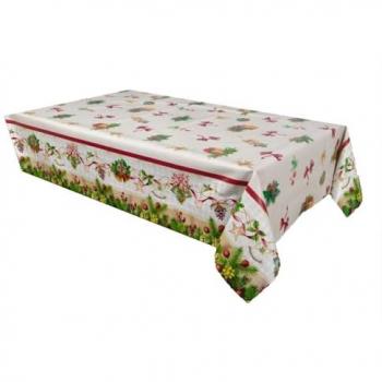 Nappe Rectangulaire Écru Nœuds 140 x 250 cm