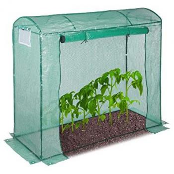 Serre de Jardin Relaxdays 170×80×200 cm – Abri à Plantes avec Bâche UV et Housse Vert